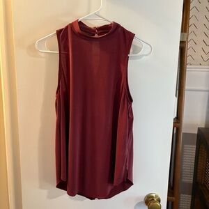 American Eagle Soft & Sexy Button Neck Keyhole Sleeveless Tank